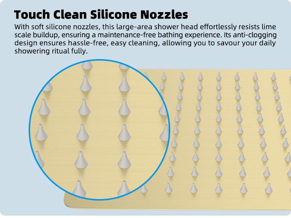 Hibbent All Metal CUPC Certified Shower Head, 10'' High Pressure Rainfall Shower Head/Handheld Showerhead Combo with 12'' Adjustable Curved Shower Extension Arm, 10-Spray, 71'' Hose, Showerhead Holder, Brushed Gold