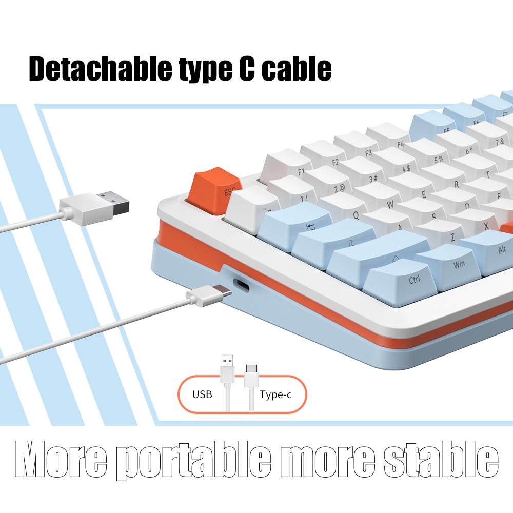 ZIFRIEND S82 82 Keys Gasket Mechanical Keyboard Wired 75% Layout PBT ...