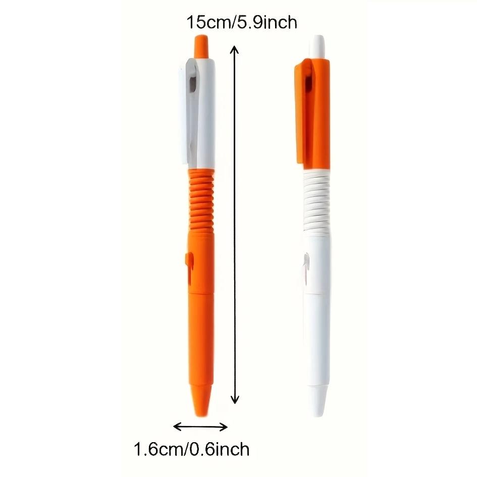 3 Streamlined Red & Orange & Blue Water Spray Pens, Durable PC Material, Suitable for Pranks, Student Relaxation Gift