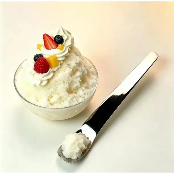 316L Stainless Steel Dessert Spade Spoon Mirror Polished Thick Multi Purpose Spoon Perfect For Ice Cream Cake Yogurt And Other Daily Dessert Eating Needs Durable And Easy To Clean Kitchen Tableware