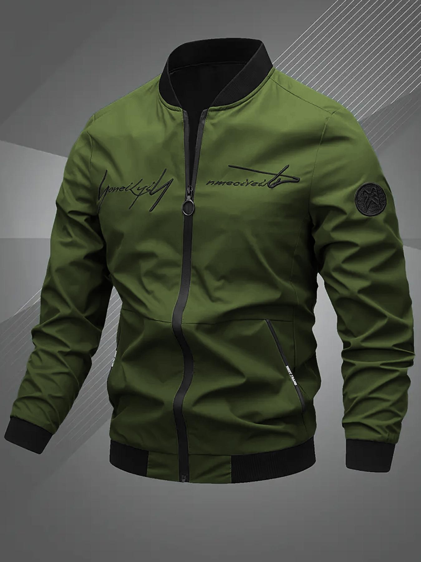 Men's Polyester Fabric Jacket, Durable Material for Long-Term Wear, Ideal for Daily Commuting & Casual