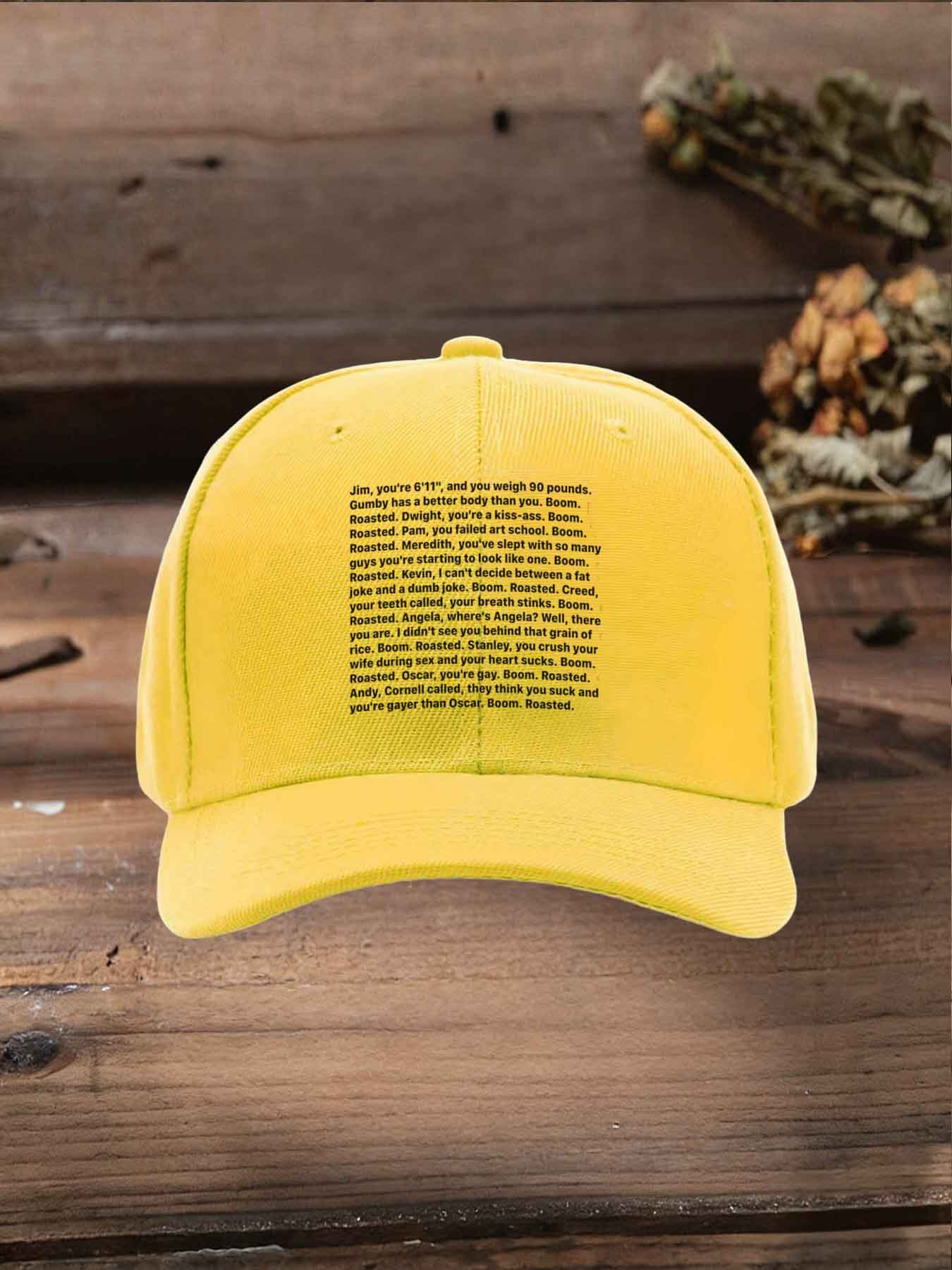 Scott's Boom Roasted Speech 2026 new model Classic Baseball Cap-Adjustable Suitable for Both Men and Women Available in Multiple Colors Comfortable Breathable Hat Suitable for Men and Women