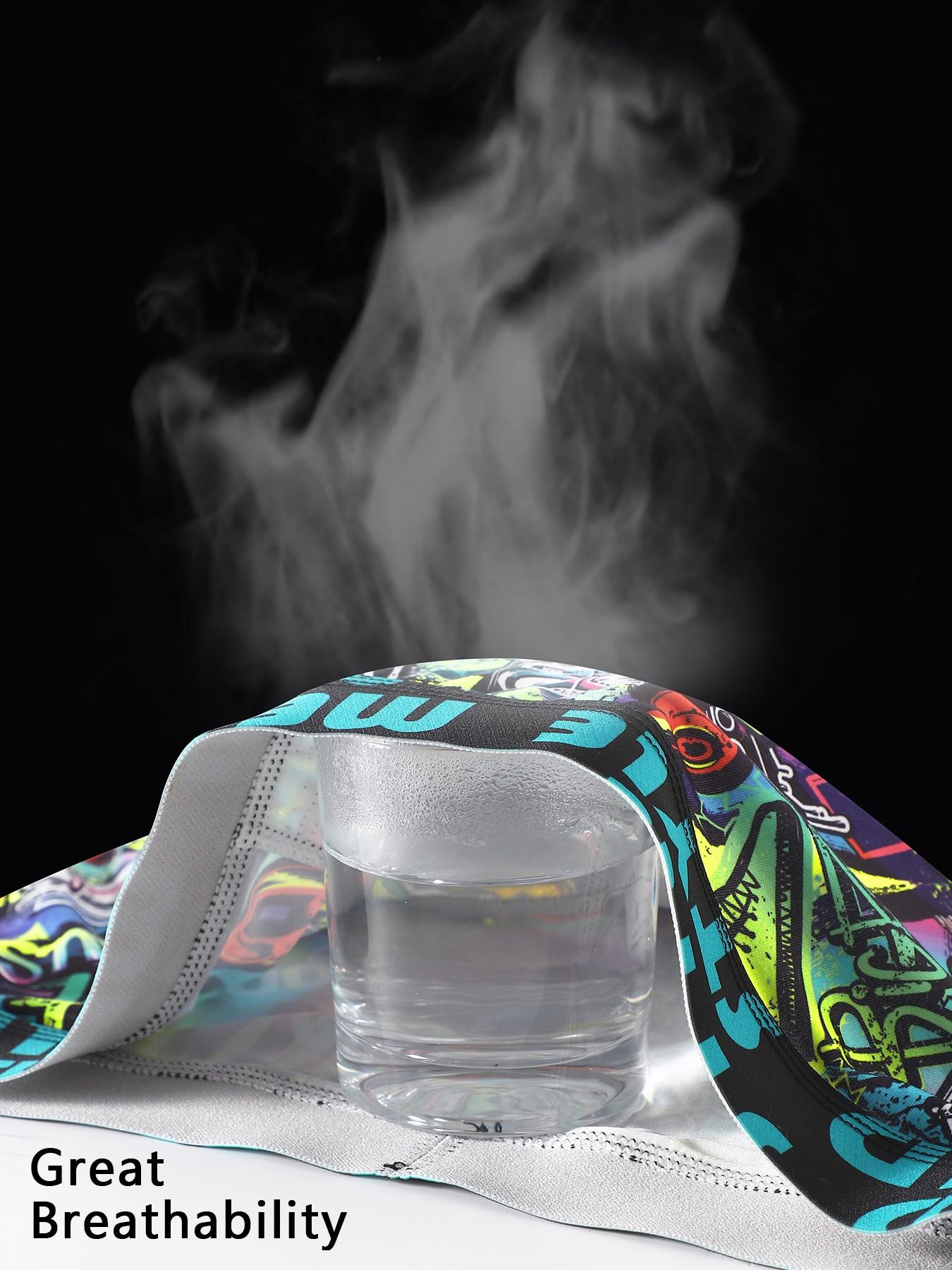 [Pack of 3] Men's Comfortable Boxer Briefs, Trendy Prints + Skin-Friendly Fabric, King of Cost-Effectiveness