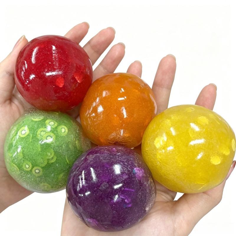 New fructose fruit smoothie handmade ball, squeaky when squeezed, freely moldable, Moldable Stress Reliever, viral squeeze toy for stress relief, Sensory Fidget Relief, Squeeze Fidget Ball