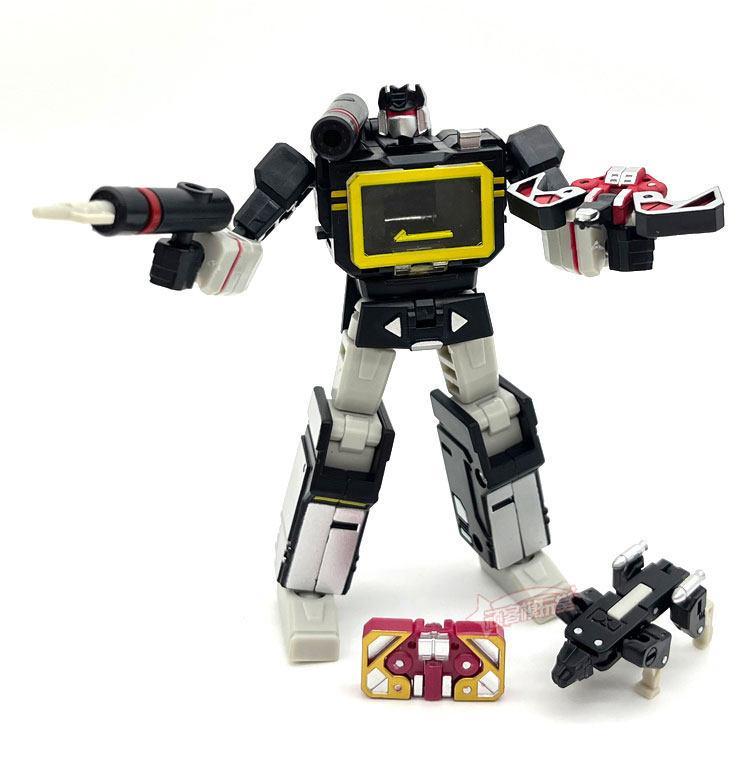 10cm Transformable Toy Shockwave Soundwave Powerglide Small Scale G1 Animated Robot Model Figurine Boy Gift