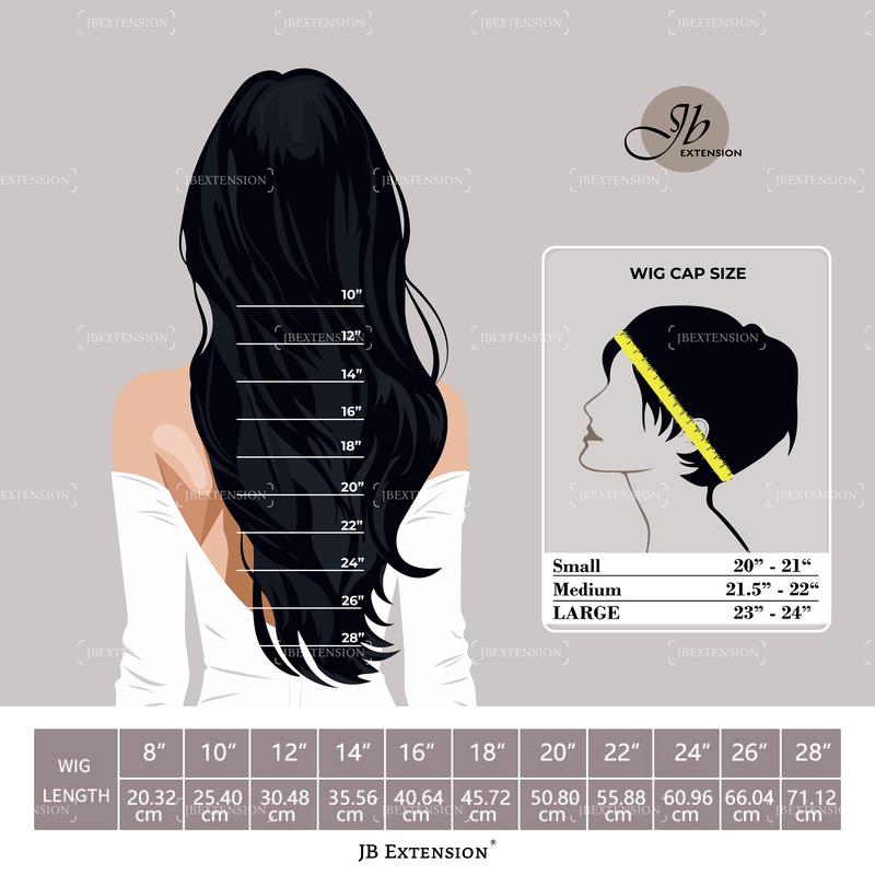 JBEXTENSION 22 Inches Scalpiana 3.5X4 Hard Silky Top Natural Scalp Effect Women Wig With Bangs CLAIRE SILKY TOP