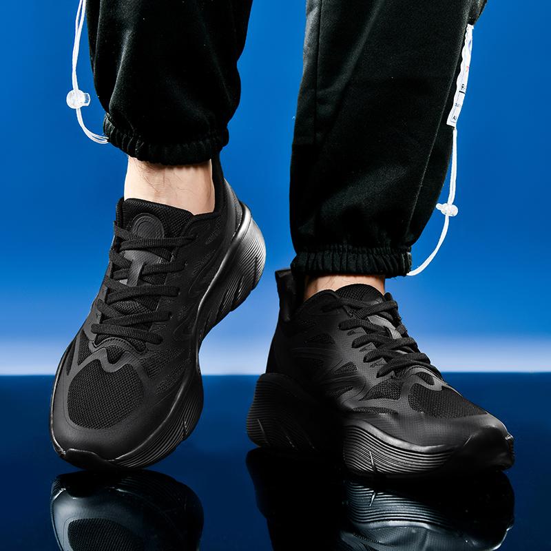 Level Up Your Casual Vibe! Men’s Chunky Casual Sneakers | 6 Vibrant Shades (36-47) | Lightweight, Shock-Absorbing & Trendy | Breathable Casual Shoes