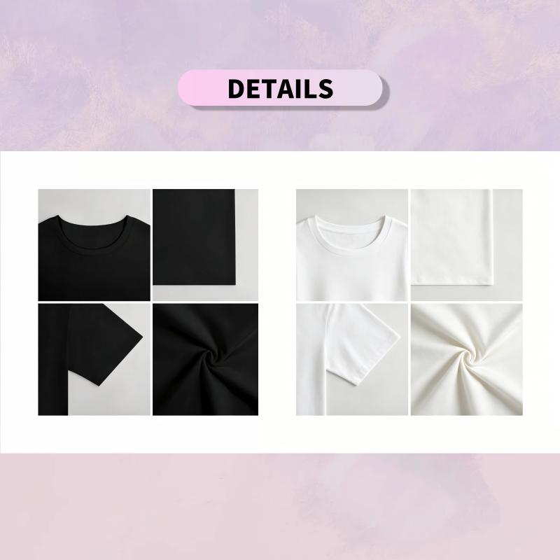 2025 Summer New Fashion Street Casual Simple Letter Print Comfortable Soft Breathable Crew Neck T-Shirt