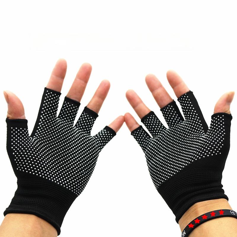 8 Pcs Breathable Half-Finger Fitness Gloves, Anti-Slip Cycling Gloves, Washable Multi-Sport Gloves for Biking, Hiking, Gym, Fitness Accessories