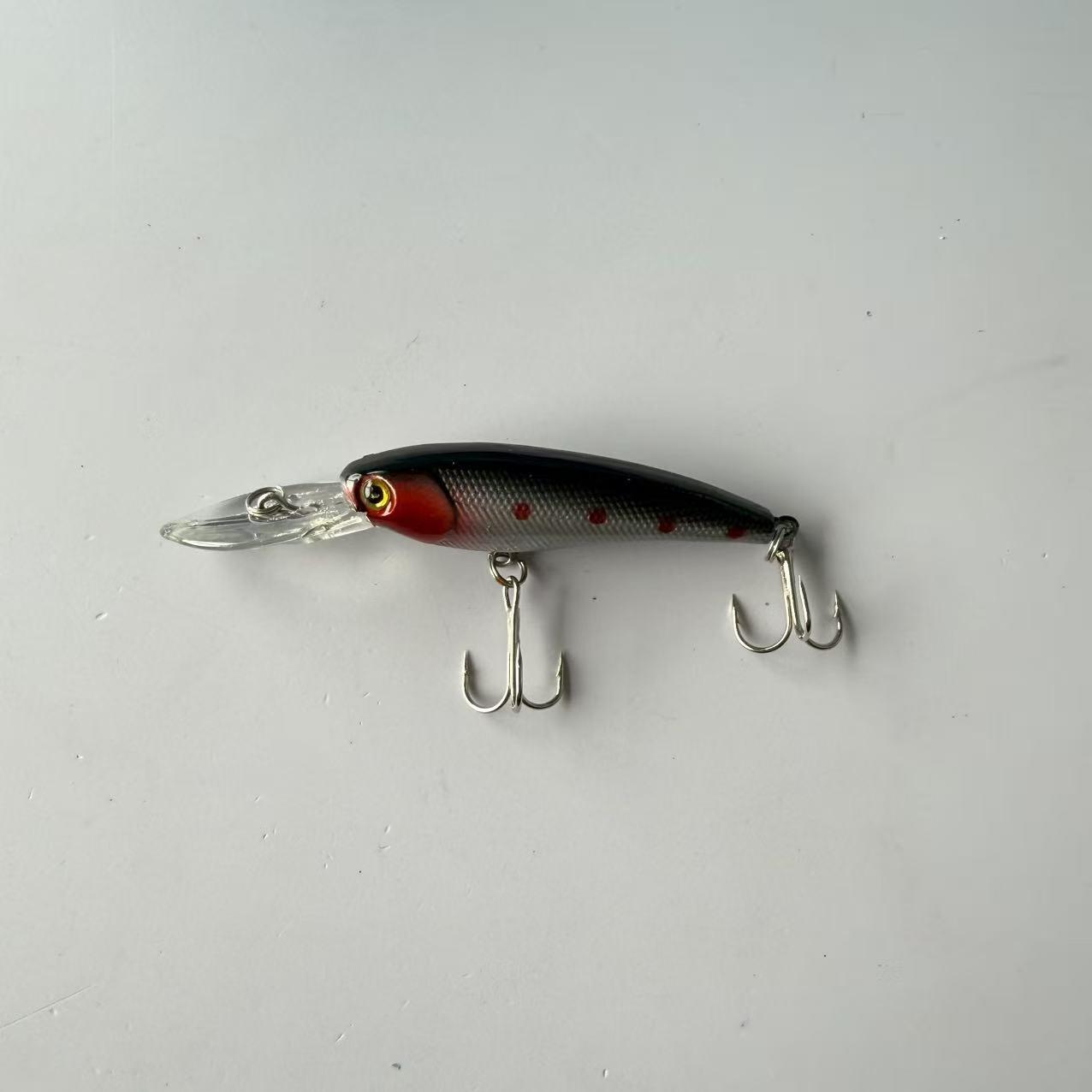 Large brand replica, popular, 1pcs, long tongue Xiaomi Nuo Xiang Zhu floating waterway sub hard bait fake bait, suitable for freshwater and seawater fishing accessories fishing gear supplies