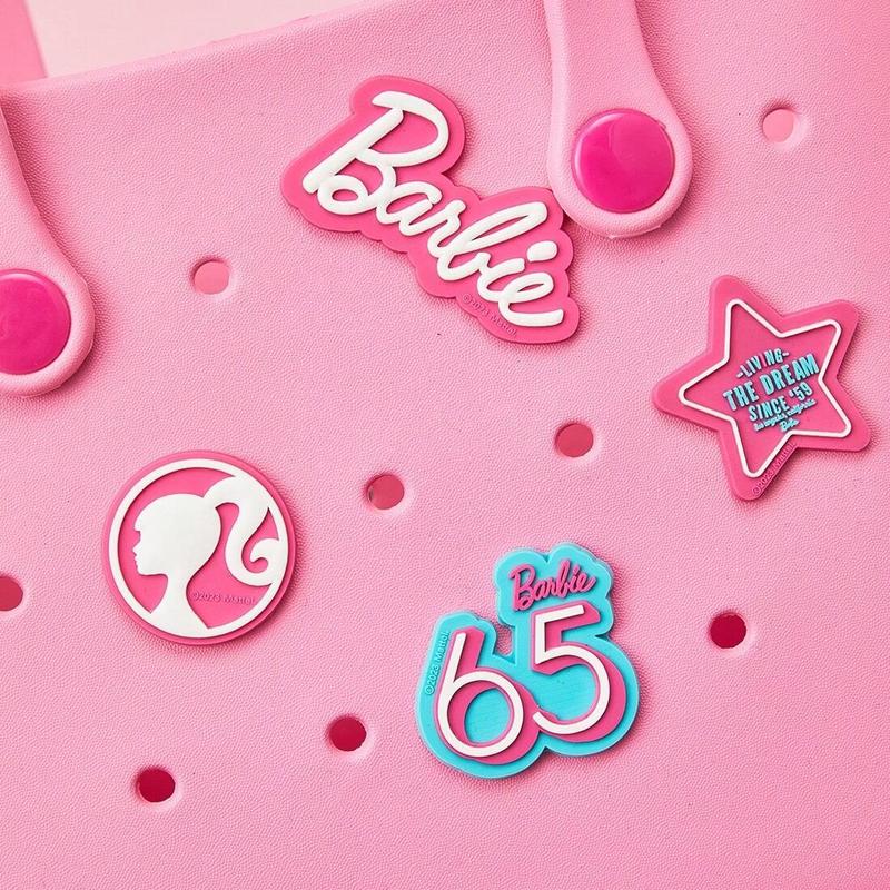 Barbie Daylight Shiny Series 3 Color - Cute Design Durable Lunch Bags For Girls Suitable Size Pink Pale Pink Blue Bento Bags With Repairable Handle, Surprise Halloween Gift for Girls and Daughters, Halloween Basket