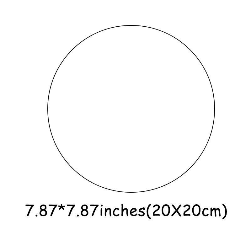 Vintage Mandala Pattern Mouse Pad, Round Mouse Pad with Non-slip Rubber Base, Decorative Mouse Mat for Gaming & Office