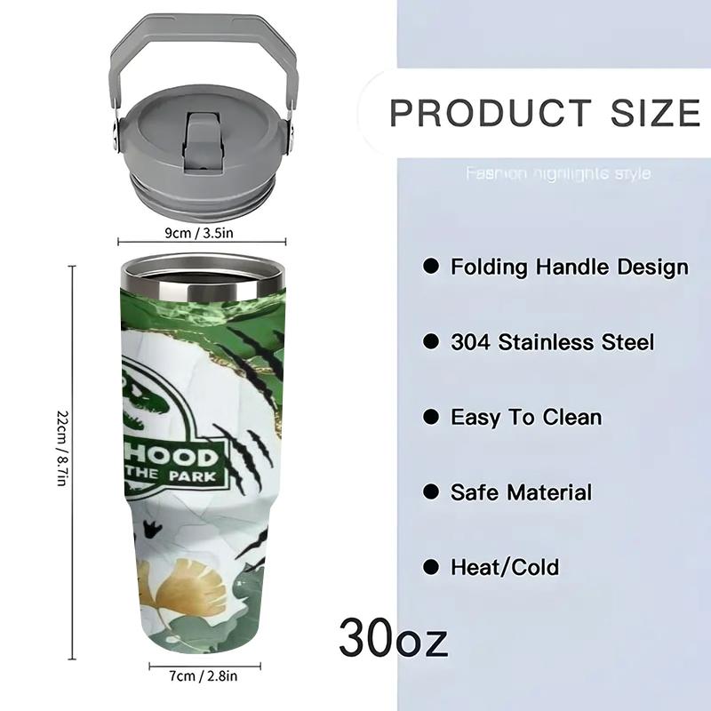 1pc Dinosaur Water Cup, Insulated Travel Mug, Leak-Proof Reusable Bottle, BPA-Free, Outdoor & Daily Use, Multiple Styles Available