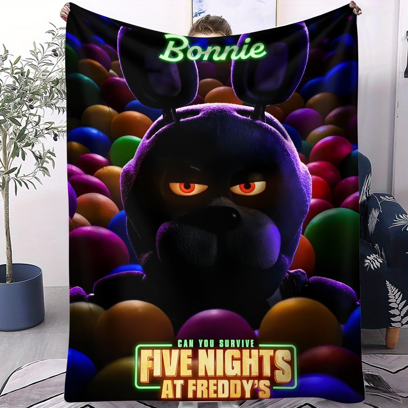 Five Nights at Freddy's Pattern Throw Blanket for All Seasons, Ideal for Bed Sofa Car Room Decor, Perfect Gift Idea, Patterned Blanket