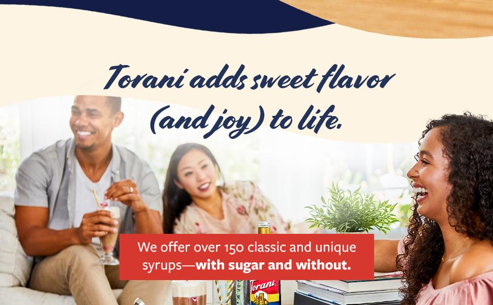 Torani Coffee Syrup, Classic Caramel Flavored Syrup for Drinks, Pump Included, 25.4 Fl Oz