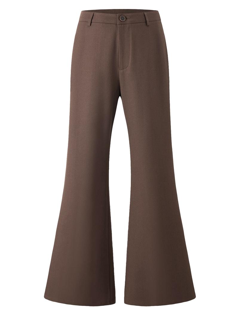 Women's Low Waist Comfortable Wide Leg Bell Pants, Casual & Formal Wear, All-Season Ladies Clothing, Stylish and Versatile