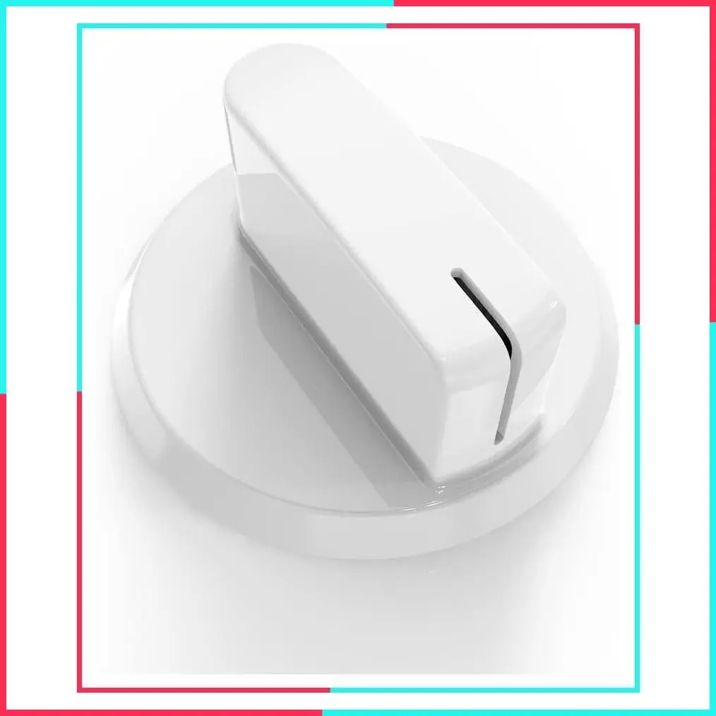 Dryer Timer Control Knob Assembly White Durable Replacement for GE Dryers