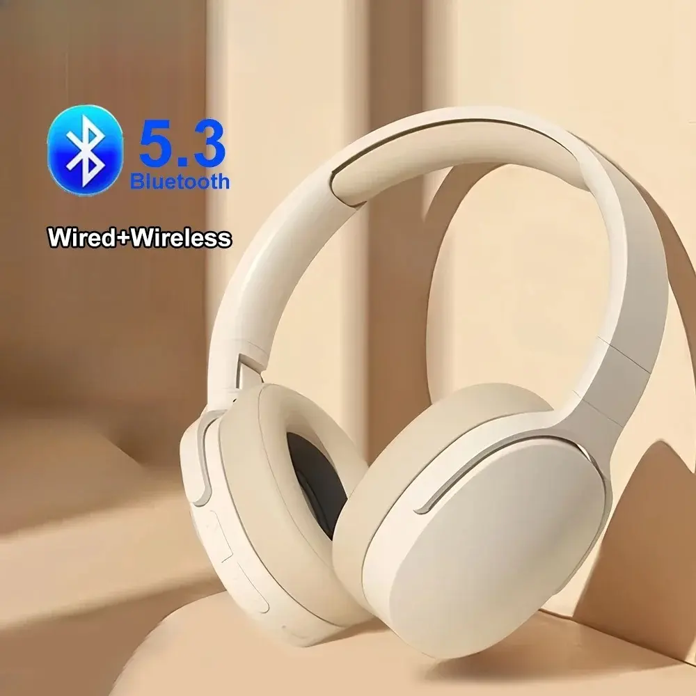 Bluetooth 5.3 Headsets Gaming Headphones Dual Mode Wireless Earphones Foldable Noise Reduction Music Headsets For iPhone Xiaomi
