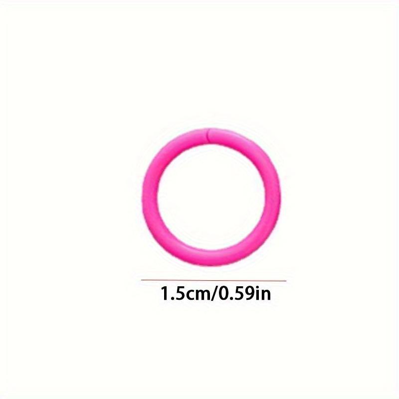 50pcs Binder Ring Plastic Binding Ring Ring Buckle Random Color