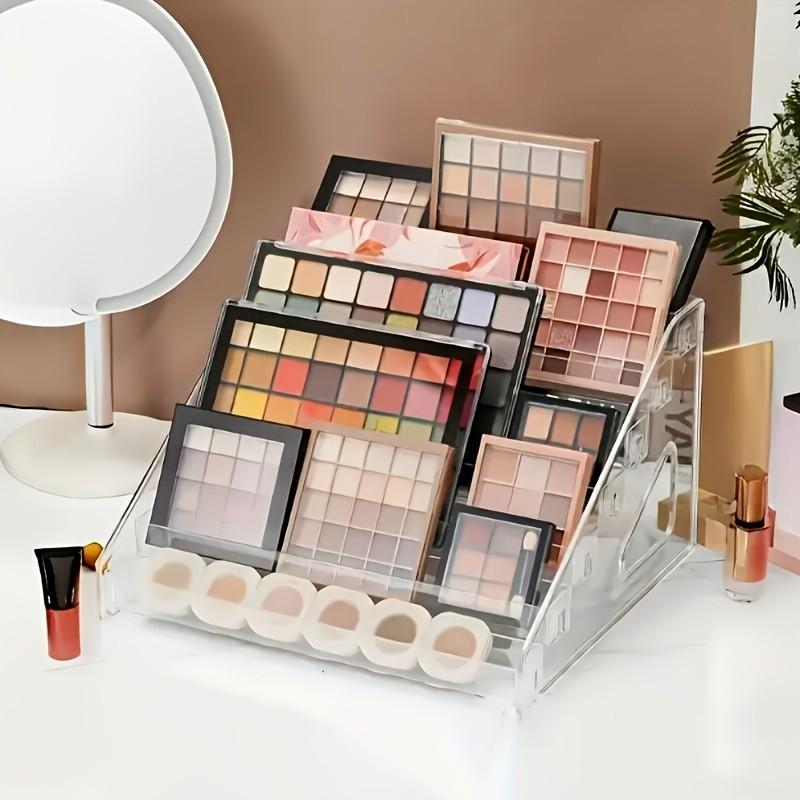 5 Layer Multi-Layer Perfume and Cosmetic Storage Box, Makeup Organizer Box, Beauty Organizer Box, Staircase Rack Organizer for Vanity Table, Bathroom Countertop, Space-Saving Design, Multifunctional Storage Solution, Cosmetics Organizer Storage