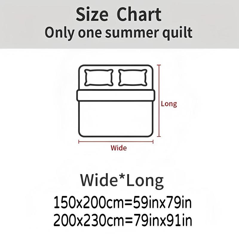 Rabbit Print Summer Cool Blanket, Lightweight Throw Blanket, Breathable Soft Blanket, 1 Count Soft Skin-friendly Air-conditioning Comforter, Thin Comforter for Bedroom, Living Room, Hotel, Dormitory