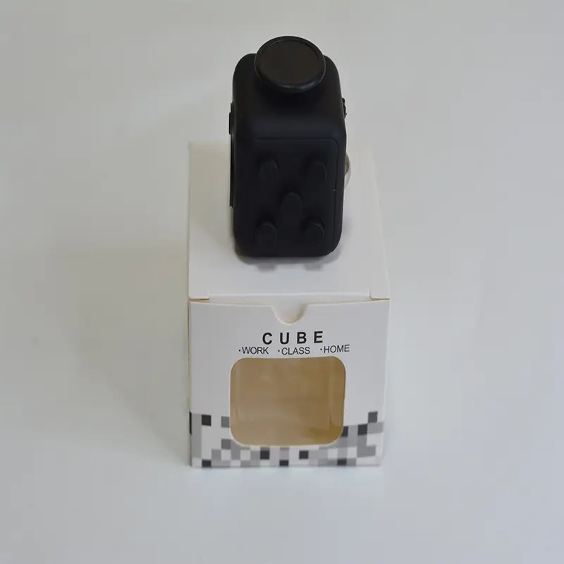 Fidget Cube & Fidget Dice Combo Adult Pocket Stress Relief Toy Fidget Tool Popular Office Desk Decompression Gadget for Anxiety