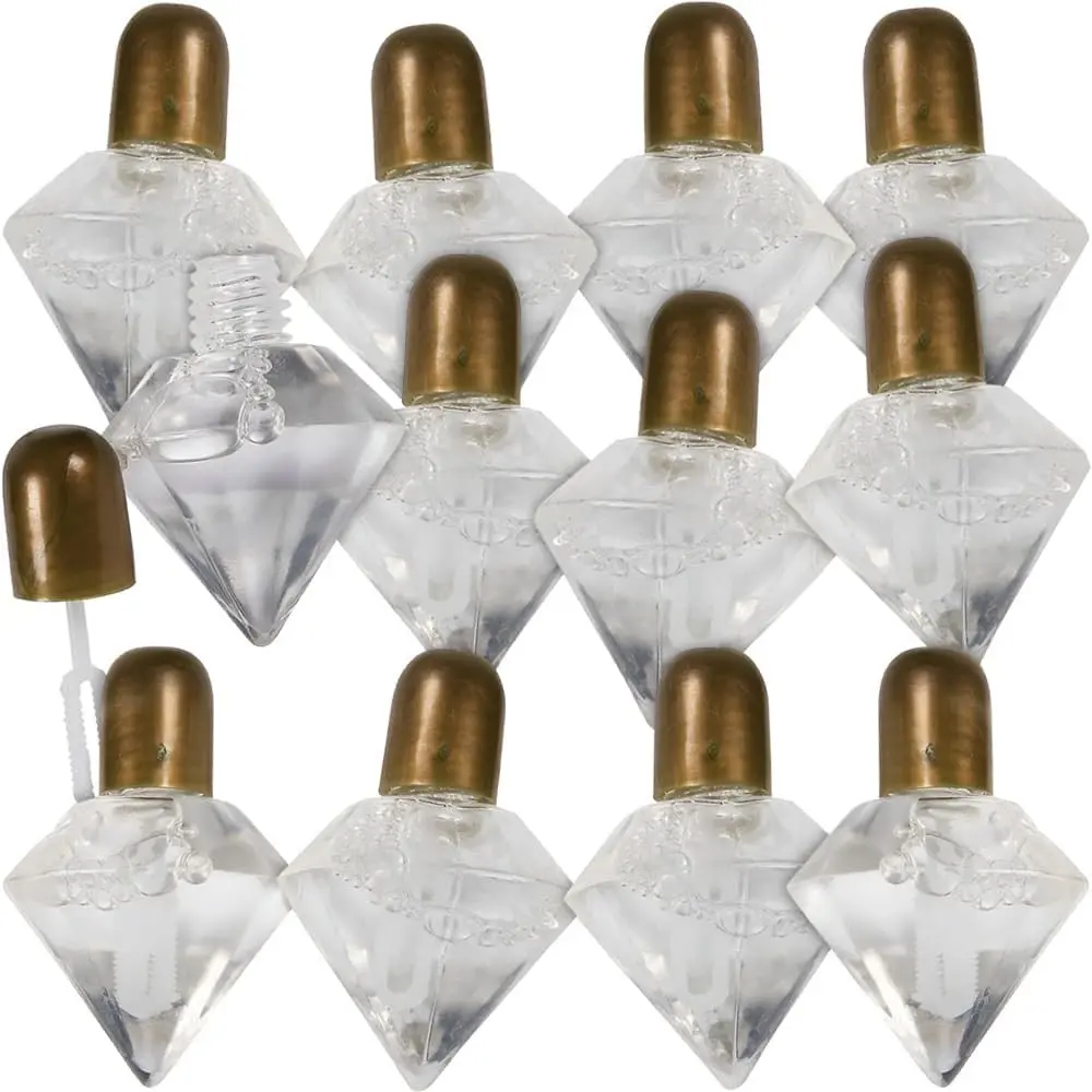 Diamond Bottle Bubbles for Wedding, Engagement and Bachelorette Party Favors - Set of 12