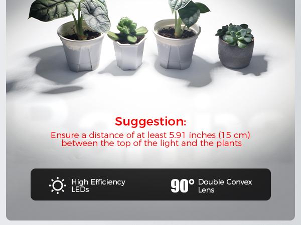 Barrina Orbgrow OG09 Puck LED Grow Light, 5000K 9W(135 Watt Equiv), Plant Lights for Indoor Plants Full Spectrum, Magnetic & Linkable, Small Grow lamp, Perfect for Plant Shelf, 1 Pack, Black