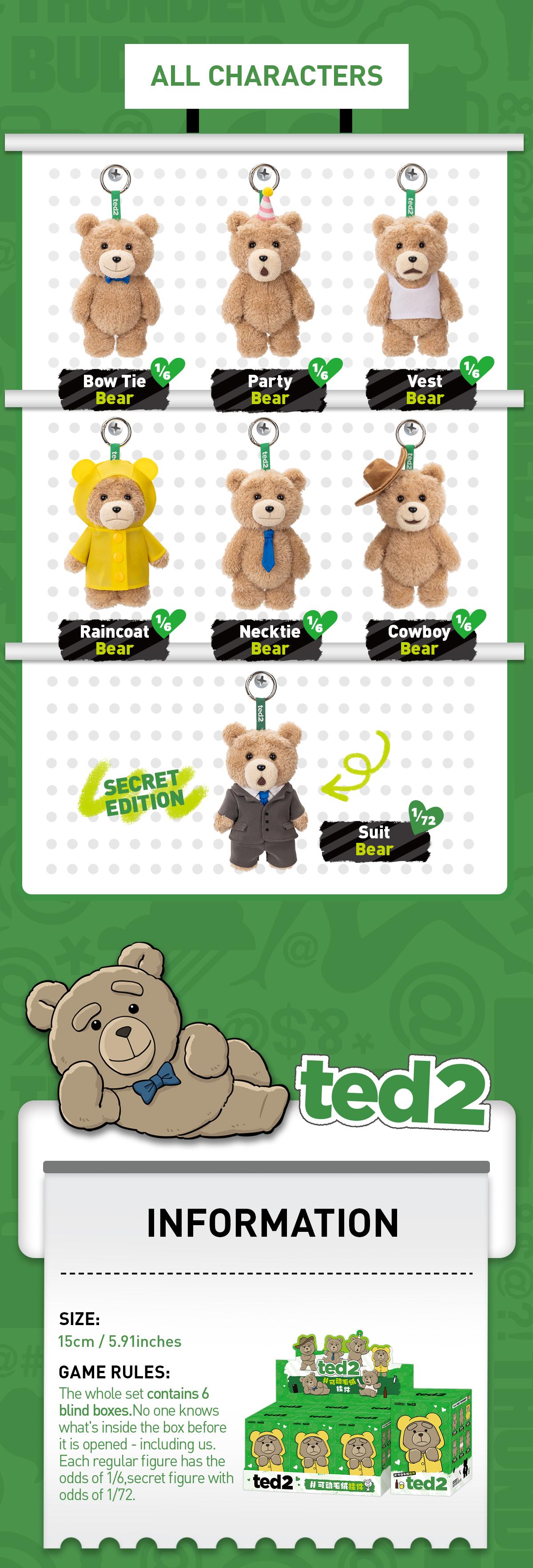 Unboxing-Ted2  Teddy Bear  Action Plush Pendant-3.0