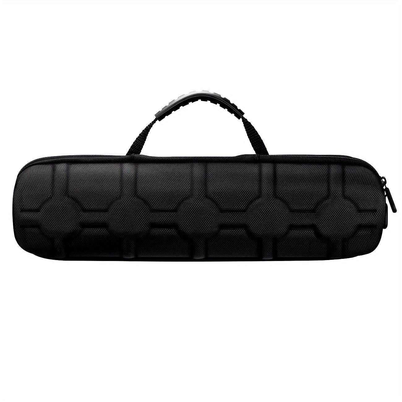 Watch portable storage suitcase with 5 card positions, large-capacity hard case watch storage display box, suitable for men's and women's smart watch storage, with soft foam pillow and handle.