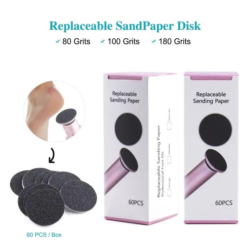 Replaceable Sanding Paper, 2 Boxes Disposable Foot File, Exfoliating Foot Dead Skin Remover Tool, Foot Dead Skin Remover, Pedicure Care Tool, Nail Tech Supplies #TOP PICKS
