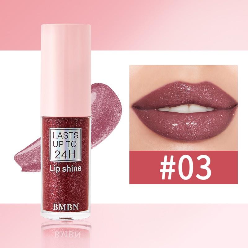 3pc/1pc Long-Lasting Highlight Lip Gloss Set, Includes Moisturizing, Refreshing, Lightweight, Rich Lip Glosses, Nude Lip Liner, Non-Sticky Liquid Lipstick Series