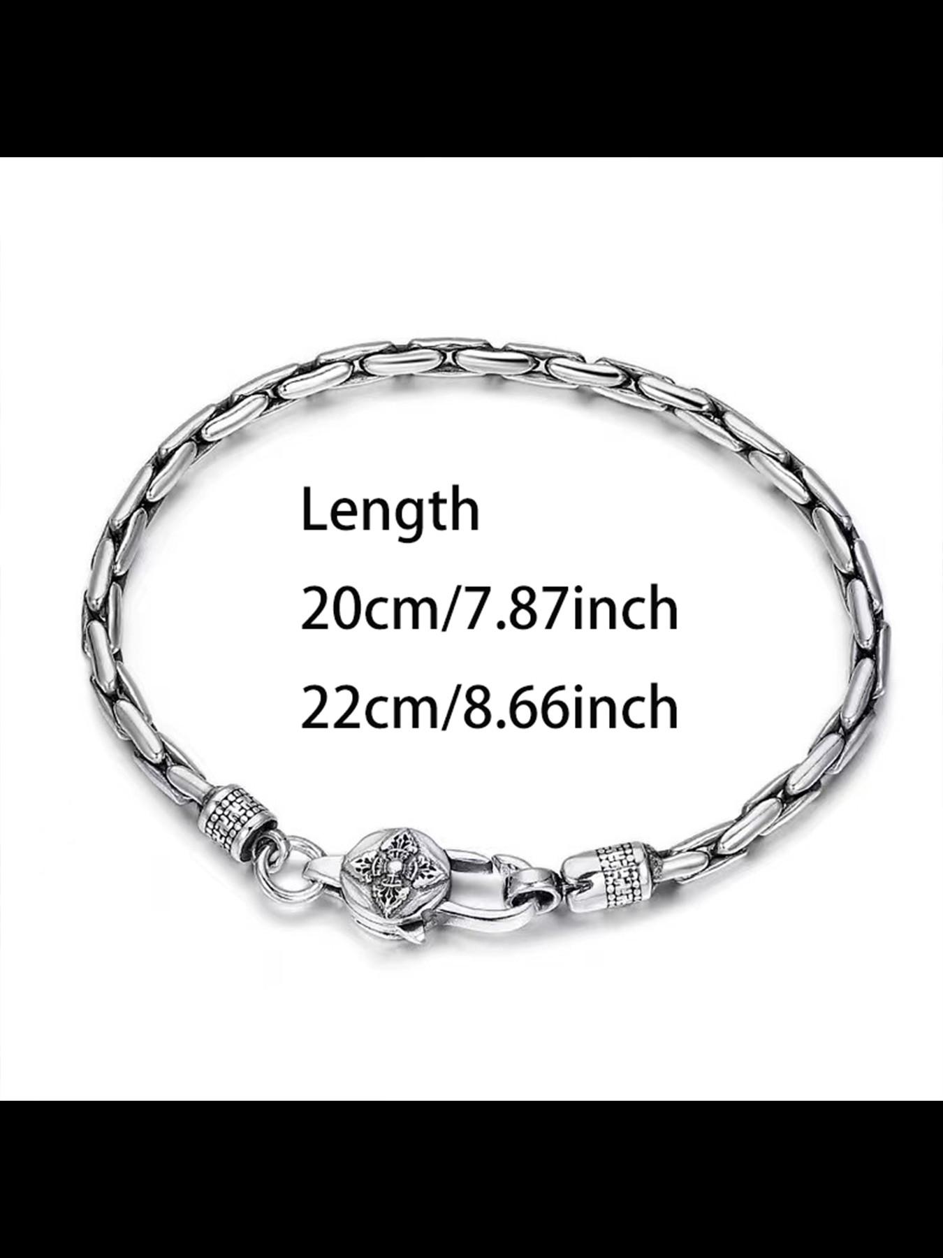 New Men's Hand Chain Six-Character Mantra Jambhala Rope Bracelet, Ancient Trendy Ethnic Style, Handmade Fashion Art Jewelry