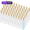10ml Golden Mini Spray Bottles with Nozzle, 50pcs Portable Travel Refillable Perfume Bottles, Empty Spray Bottles for Essential Oils, Perfumes and, Makeup Accessories, Cosmetics Tools, Perfume Atomizer Travel #GLOBAL PICKS