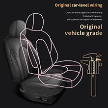 Custom Fit Seat Covers for Toyota Highlander 2020-2025 | 8 Passenger 3 Row Black - Airbag Compatible | 2020-2024 w/ 2nd Row 40/60 Split - Seat Protector