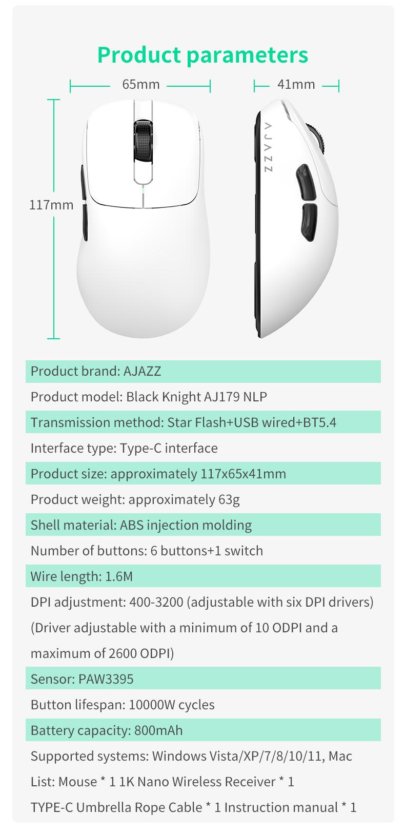 Mage Aj179nl Dual Mode //rose Long-Lasting Version, Lithium Polymer Battery, Keyboard & Mouse Model Aj179NL