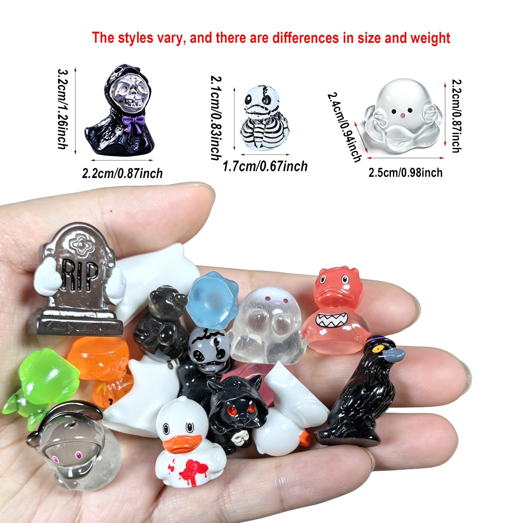 Mini Ghost Skull Devil Witch Resin Ornaments, Halloween Decoration, Cute Spooky Garden Figurines, Perfect Party Gifts #GLOBAL PICKS