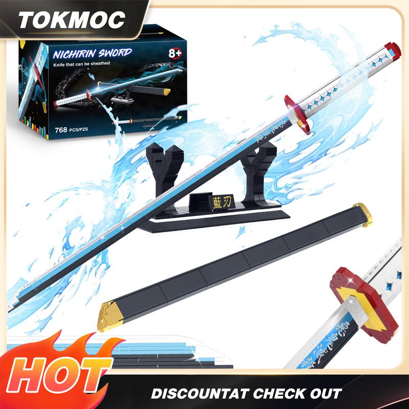 TOKMOC DemonS Building Block Set with Stand,Handmade Cosplay Anime Toy,Collecting Building and Gifting Model for Anime fans,Home Decoration,For aged 12 and above,Stress relief toy