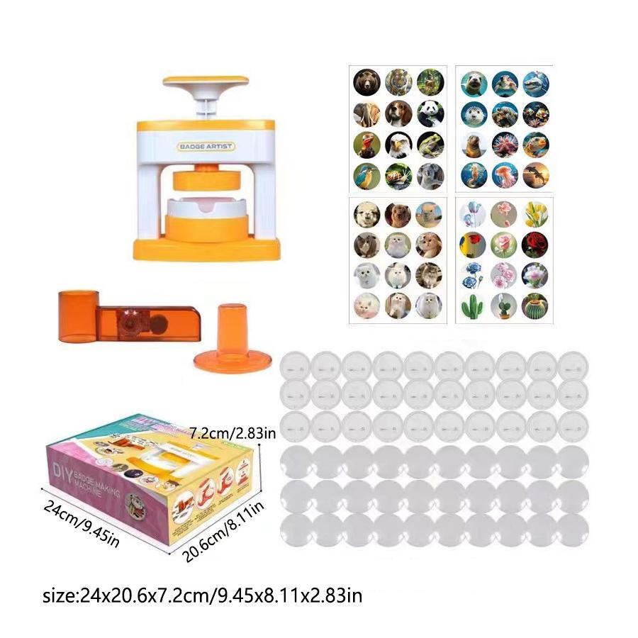 Manual Button Pin Maker Craft