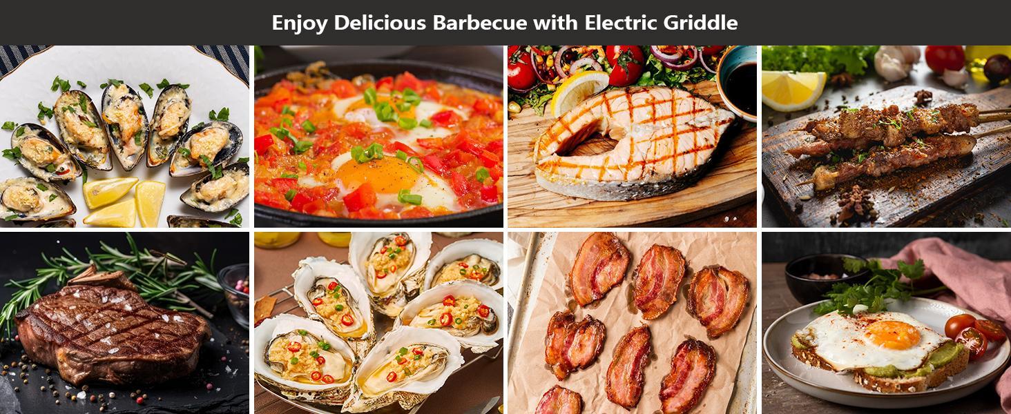 Pukomc 1500W Electric Indoor Grill – Smokeless, Non-Stick with Removable Plates, Temp Control & 3 Mini Raclette Pans – Compact & Mess-Free Pukomc 1500W Electric Indoor Grill – Smokeless, Non-Stick with Removable Plates, Temp Control & 3 Mini Raclette Pans – Compact & Mess-Free