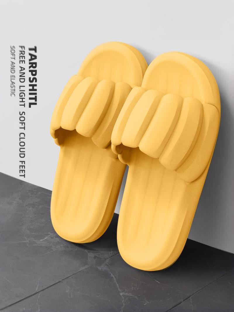 Women's Eva Flat Non-Slip Bath Slippers, Soft Indoor Outdoor Casual Shoes, Unisex Comfortable Home Footwear, Simple Style, Soft Sole Slippers, Lightweight Slippers