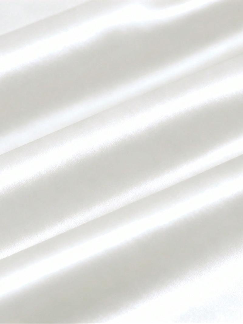 New Women's Clothing for All Seasons: Fashionable Light-Sensitive Satin, Casual and Versatile Button-Down Shirt Blouse