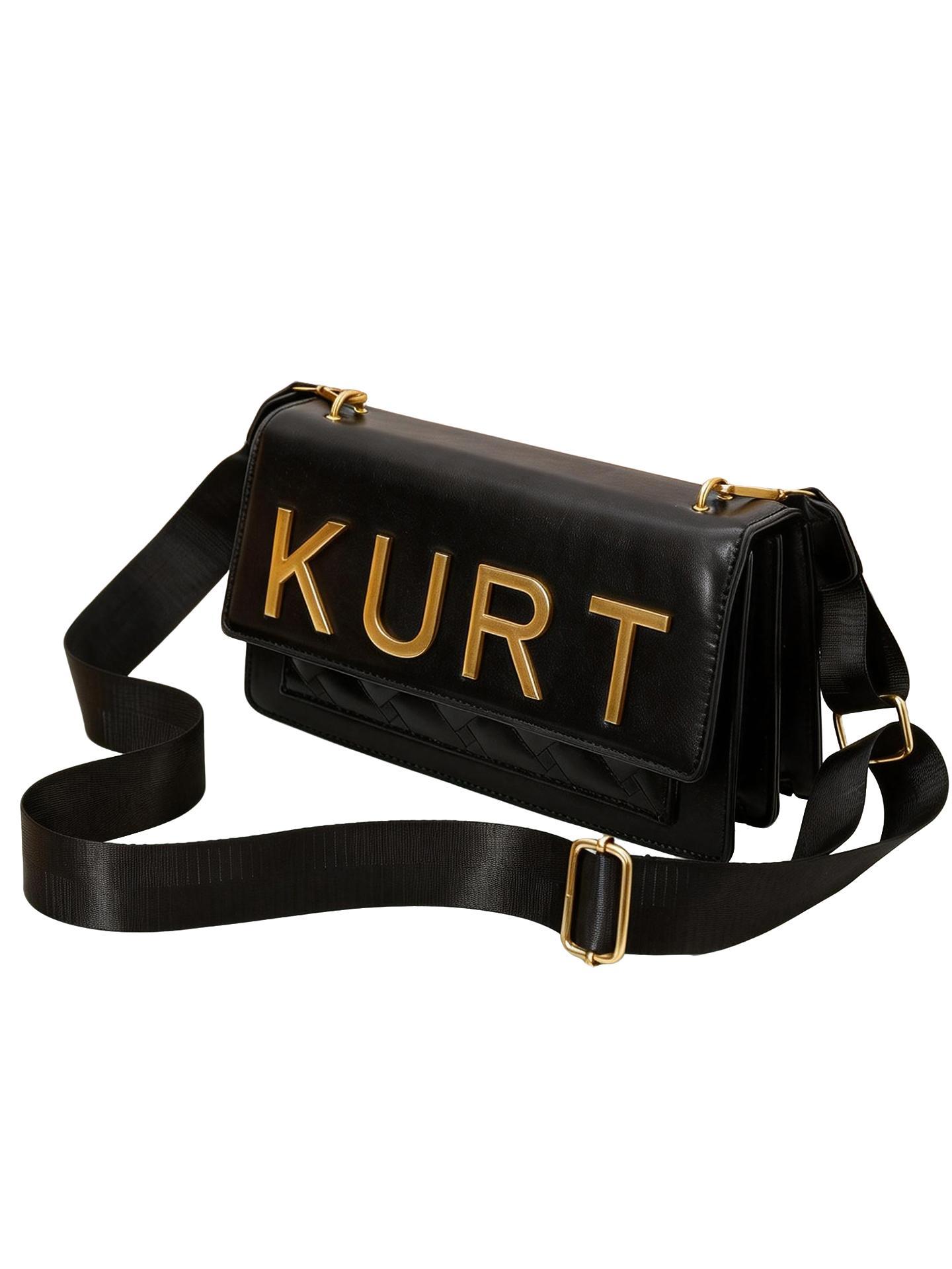 New Fashion Casual Custom Letter Metal Buckle Crossbody Shoulder Bag, Modern Solid PU Material, All Season Accessory for Women