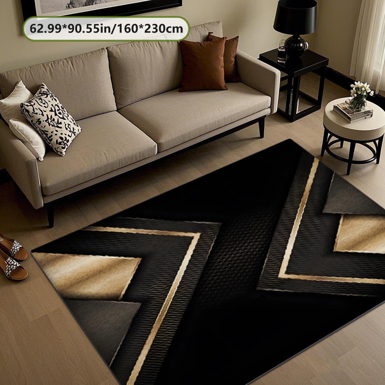 Velvet soft and comfortable patterned printed carpet, suitable for multiple scenarios, available in various sizes, soft and non-shedding.