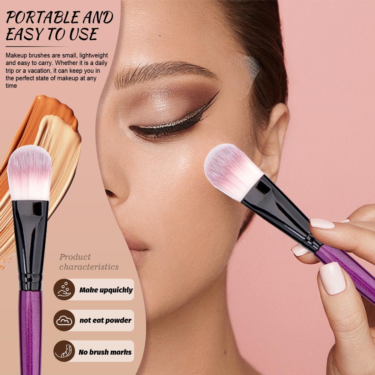 Makeup Brush Set Combination Kit Cosmetic Makeup Tool Powder Foundation Eyeshadow Concealer Detail Brushes Makeup Bag Beauty Sponge Puff Lash Curler Suitable for Face Daily Use