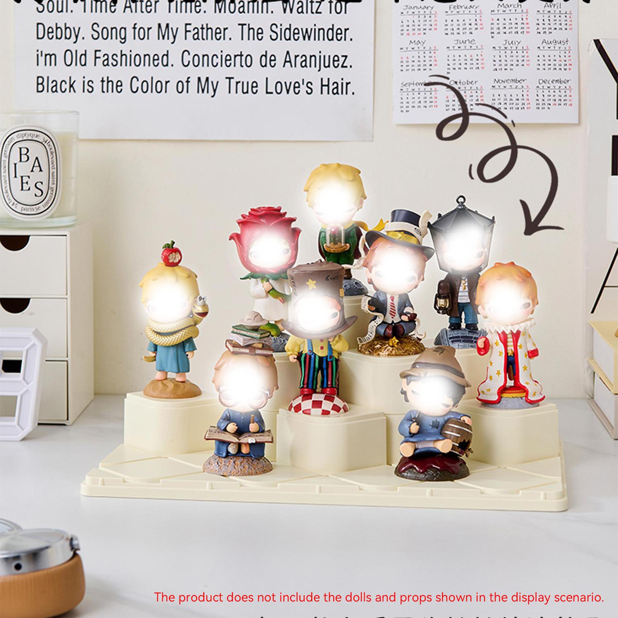 Transparent Display Storage Box, Dustproof Moisture-Proof, DIY Building Blocks Module, Stackable, Ideal for Figurines, Cosmetics, Jewelry