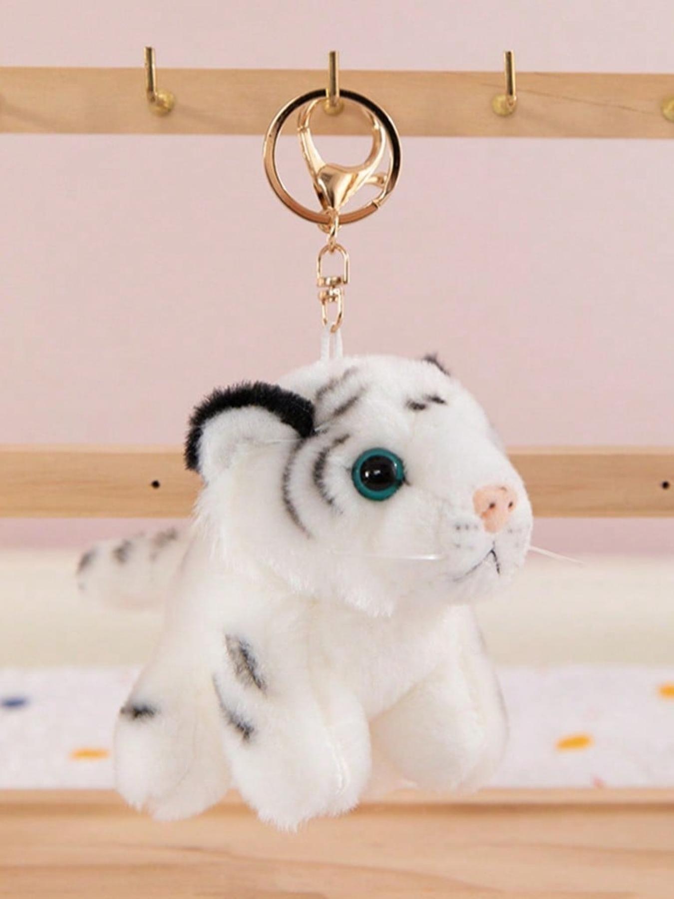 Cute Tiger Keychain, Reusable Animal Figurine, Perfect Gift for Kids, Ideal for Bags & Cars, Festive Present Idea