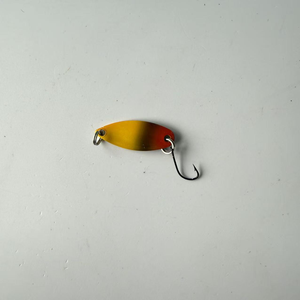 Replica of a Famous Brand, Bestseller, 1 Piece, Micro-Object Mouth Copper Colored Metal UV Glow Focusing on Walleye Bait, Suitable for Freshwater and Saltwater Fishing Accessories, Fishing Gear, and Supplies