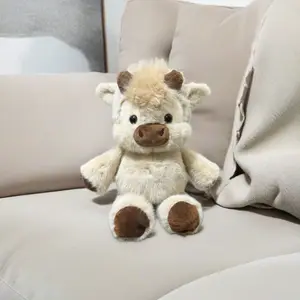 Adorable Cow Plush Stuffed Toy Cartoon Dolls for Kids Comfortable Toy Cute Pillow Ornament