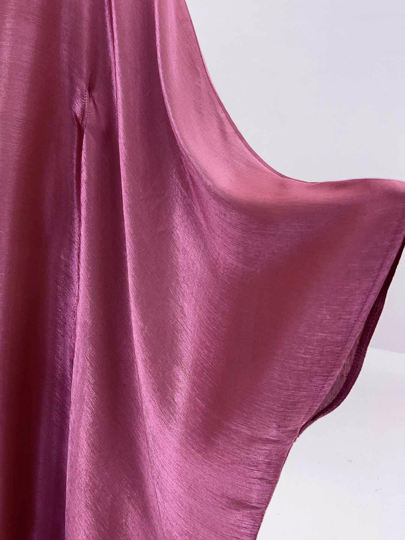 Women's Solid Color Round Neck Kaftan Robe, Muslim Women's Gowns, Modest Fashion Long Sleeve Dress for Daily Wear, Women's Islamic Clothing for All Seasons